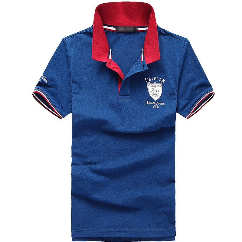 紫色POLO衫