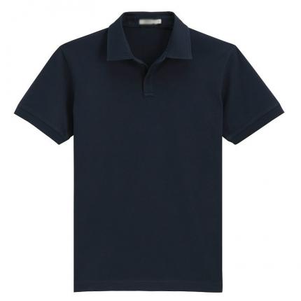 【定制】黑色經典POLO衫純棉短袖加工制作