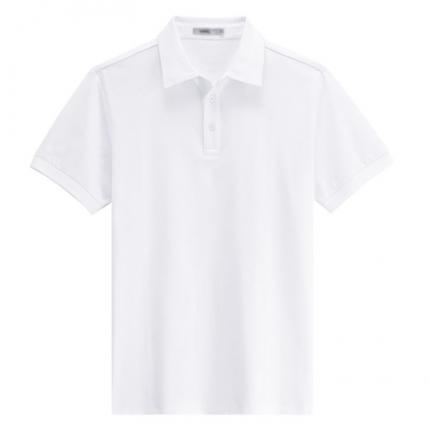 【定制】白色POLO衫定做，原身布衣領免費設計效果圖